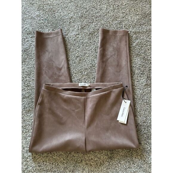 Calvin Klein Women’s Faux Suede Pants Sz16 - Picture 3 of 8